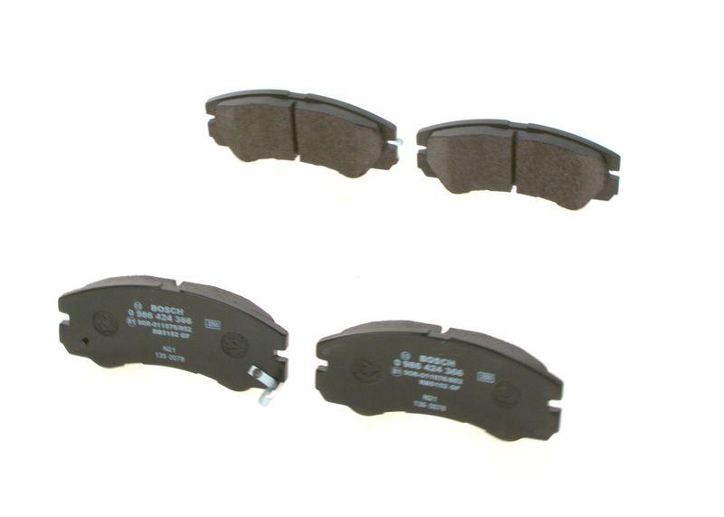 Kit de plaquettes de frein, frein à disque BOSCH 0 986 424 366