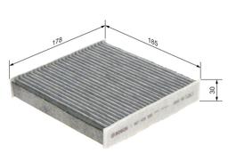 Filtre, air de l'habitacle BOSCH 1987435526