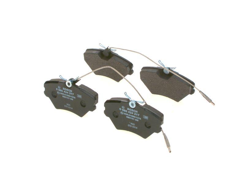 Kit de plaquettes de frein, frein à disque BOSCH 0 986 424 217