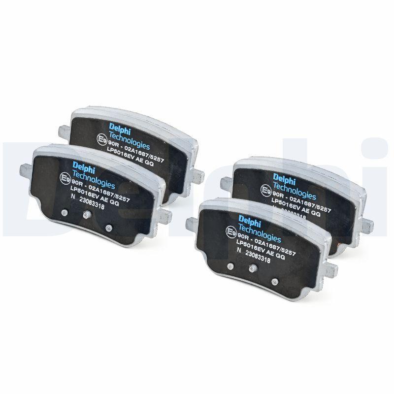 Kit de plaquettes de frein, frein à disque DELPHI LP5016EV