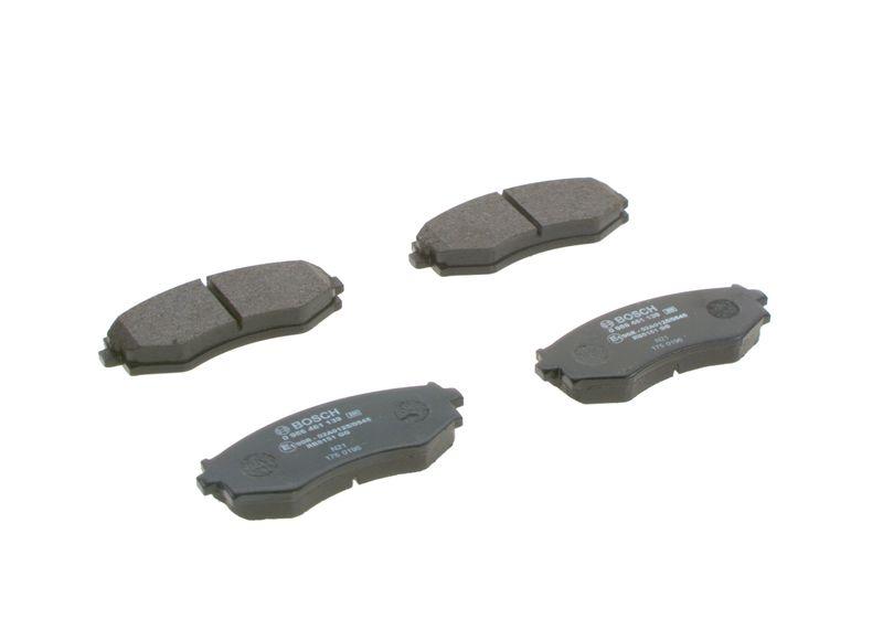 Kit de plaquettes de frein, frein à disque BOSCH 0 986 461 139
