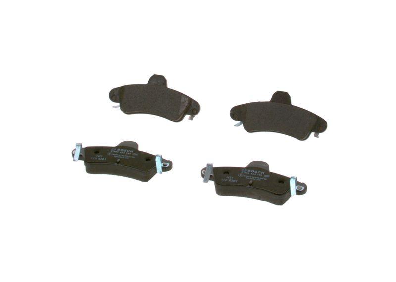 Kit de plaquettes de frein, frein à disque BOSCH 0 986 424 744