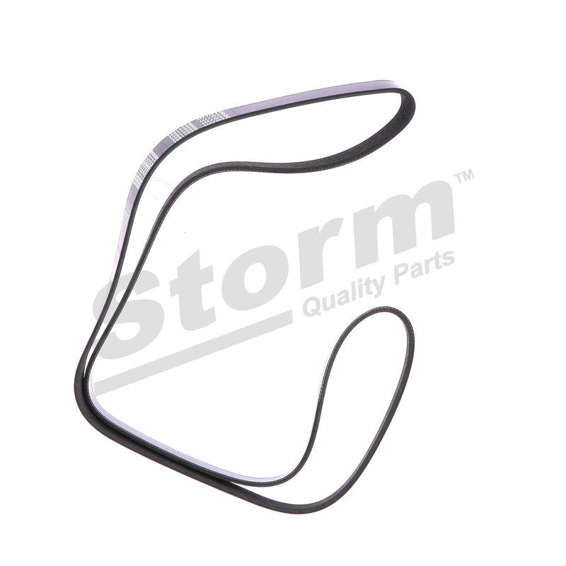 Courroie trapézoïdale à nervures STORM QUALITY PARTS STO6PK1688