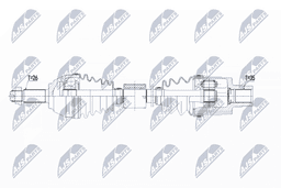 Arbre de transmission NTY NPW-BM-123
