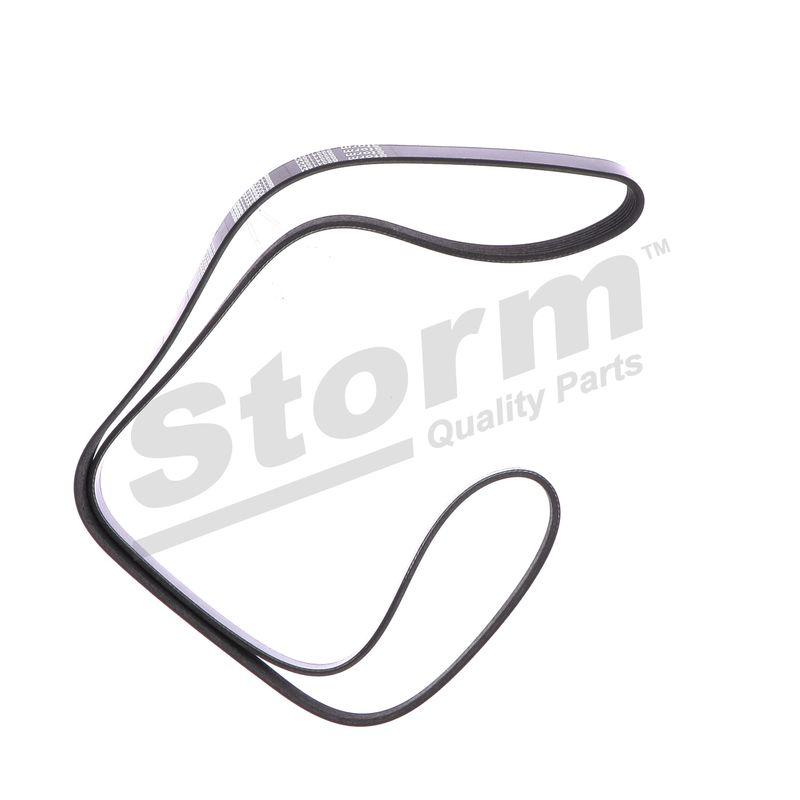 Courroie trapézoïdale à nervures STORM QUALITY PARTS STO6PK1688