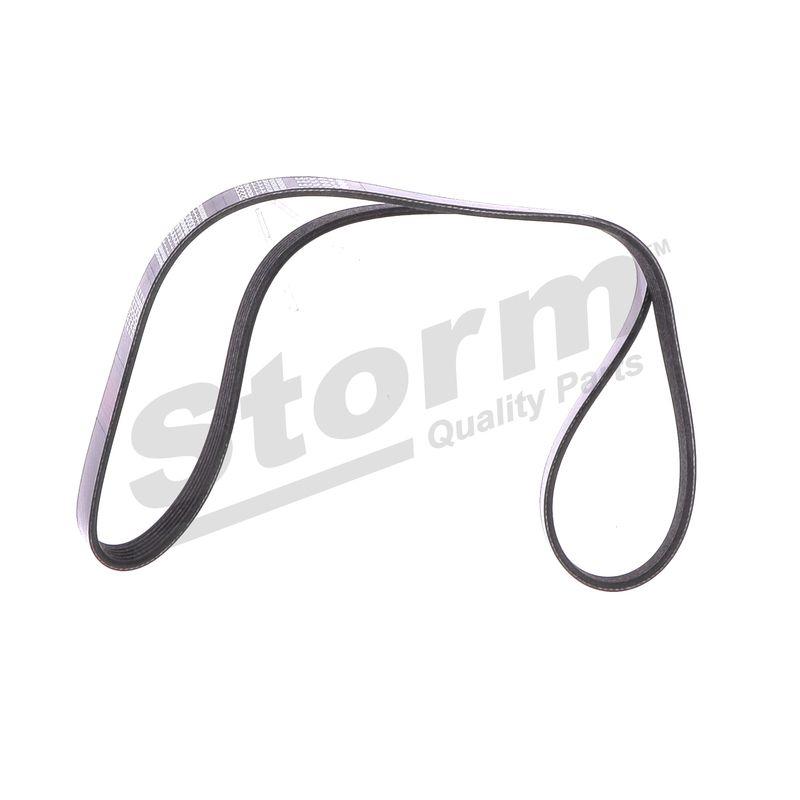 Courroie trapézoïdale à nervures STORM QUALITY PARTS STO6PK1125