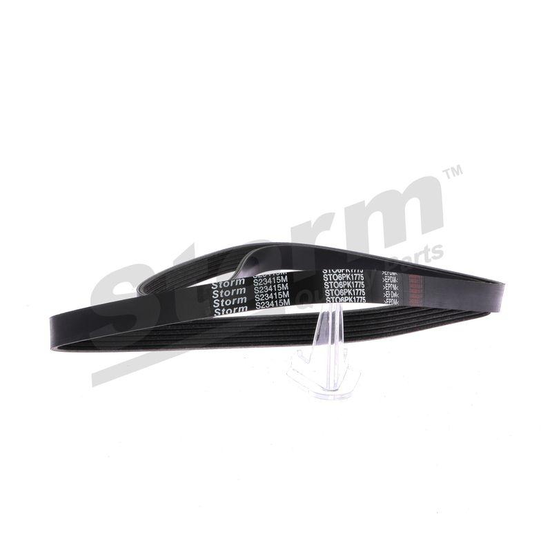 Courroie trapézoïdale à nervures STORM QUALITY PARTS STO6PK1775