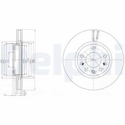 Disque de frein DELPHI BG4149