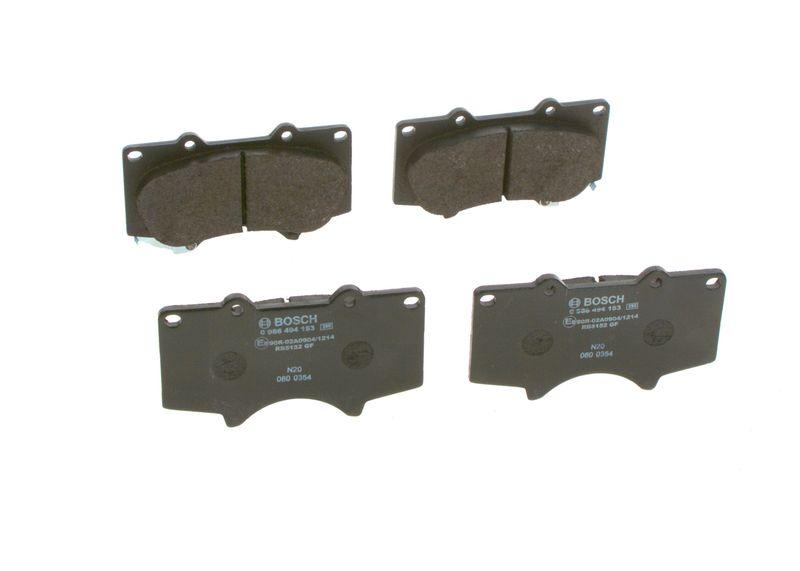 Kit de plaquettes de frein, frein à disque BOSCH 0 986 494 153