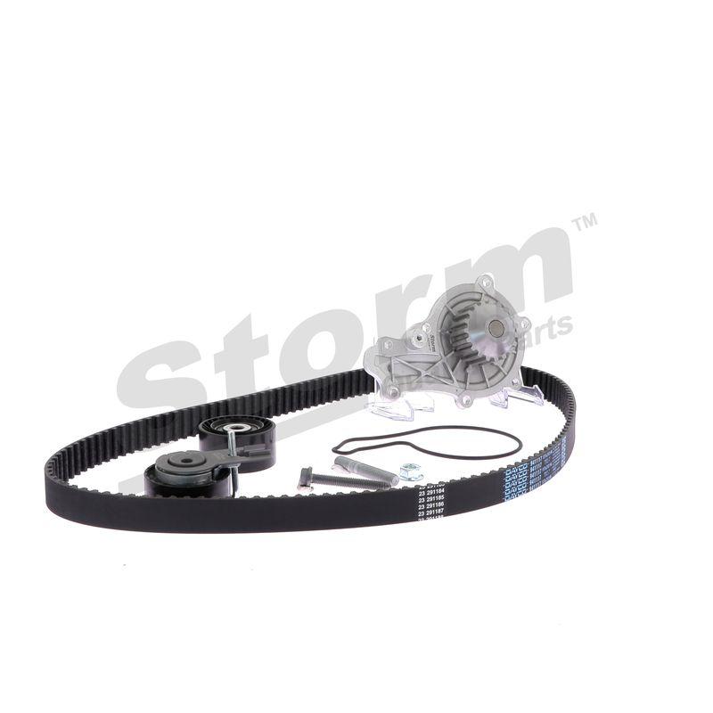 Pompe à eau + kit de courroie crantée STORM QUALITY PARTS 904487KP