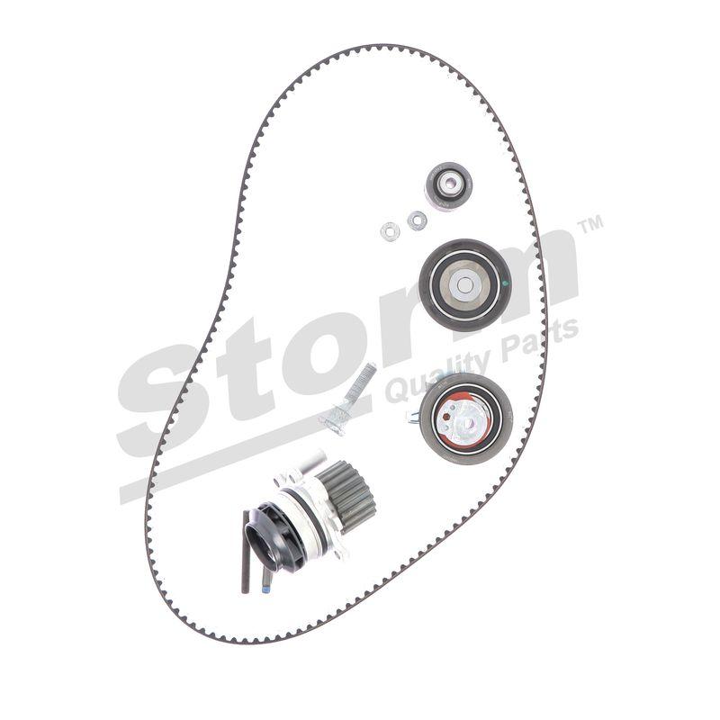 Pompe à eau + kit de courroie crantée STORM QUALITY PARTS 5550732KP