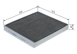 Filtre, air de l'habitacle BOSCH 1987435622