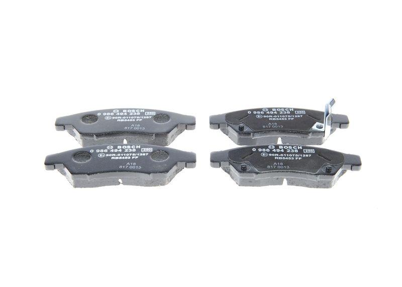 Kit de plaquettes de frein, frein à disque BOSCH 0 986 494 238