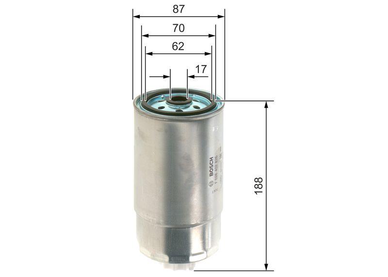 Filtre à carburant BOSCH F026402826