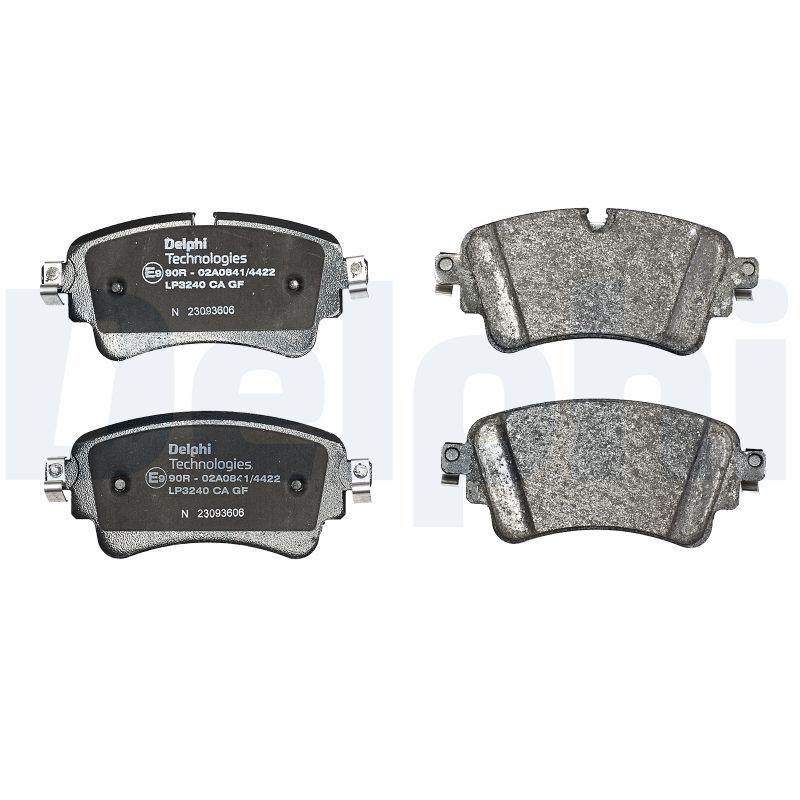 Kit de plaquettes de frein, frein à disque DELPHI LP3240