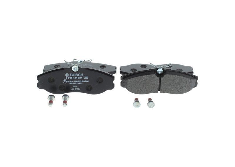Kit de plaquettes de frein, frein à disque BOSCH 0986424204