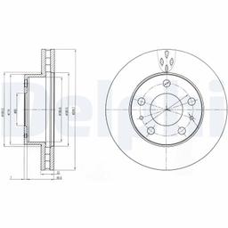 Disque de frein DELPHI BG4060