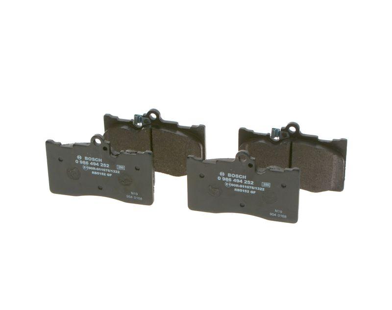 Kit de plaquettes de frein, frein à disque BOSCH 0 986 494 252
