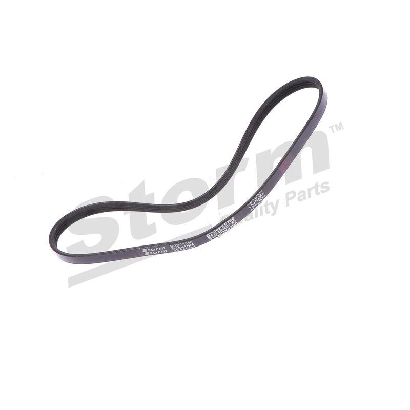 Courroie trapézoïdale à nervures STORM QUALITY PARTS STO4PK0738