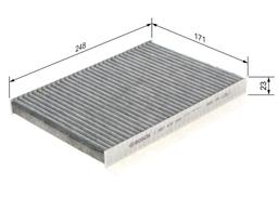 Filtre, air de l'habitacle BOSCH 1 987 435 540