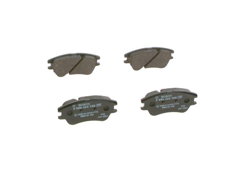 Kit de plaquettes de frein, frein à disque BOSCH 0 986 494 155