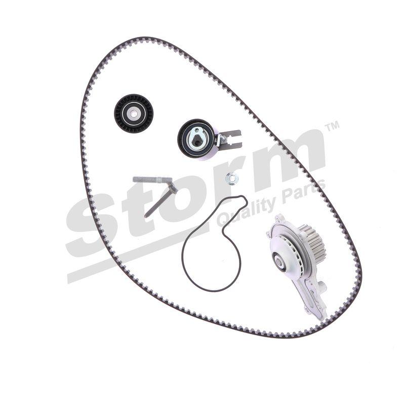 Pompe à eau + kit de courroie crantée STORM QUALITY PARTS 5550571KP