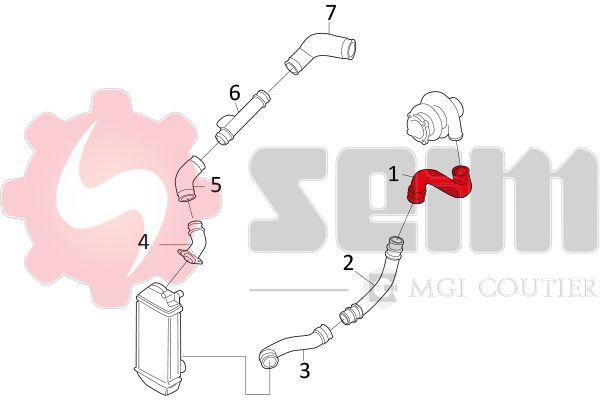 Gaine de suralimentation SEIM 981602
