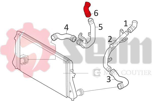 Gaine de suralimentation SEIM 981047