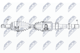 Arbre de transmission NTY NPW-MZ-058