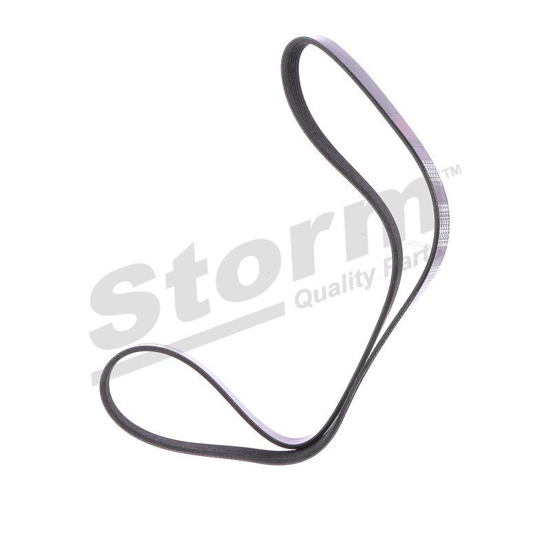 Courroie trapézoïdale à nervures STORM QUALITY PARTS STO6PK1153