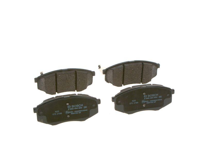 Kit de plaquettes de frein, frein à disque BOSCH 0 986 494 692