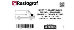 Kit de clip de fixation, carrosserie RESTAGRAF 606000B