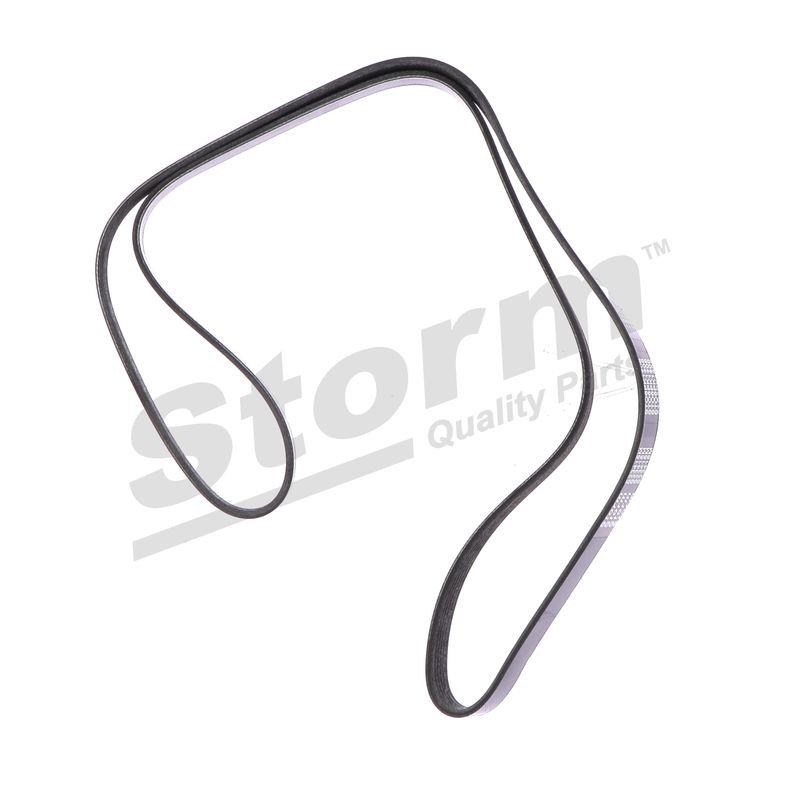 Courroie trapézoïdale à nervures STORM QUALITY PARTS STO6PK1708