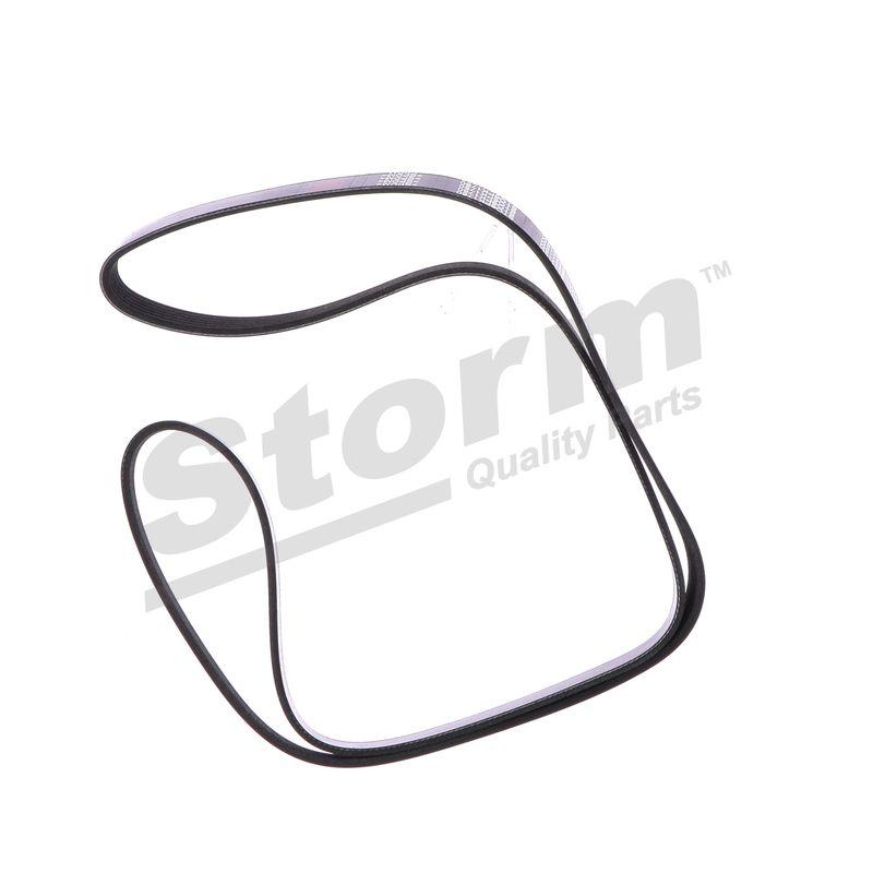Courroie trapézoïdale à nervures STORM QUALITY PARTS STO6PK1750