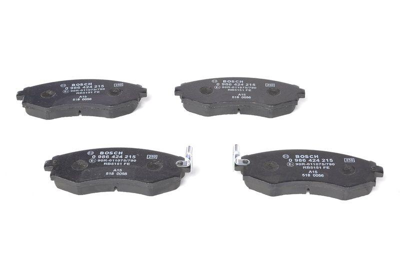 Kit de plaquettes de frein, frein à disque BOSCH 0986424215