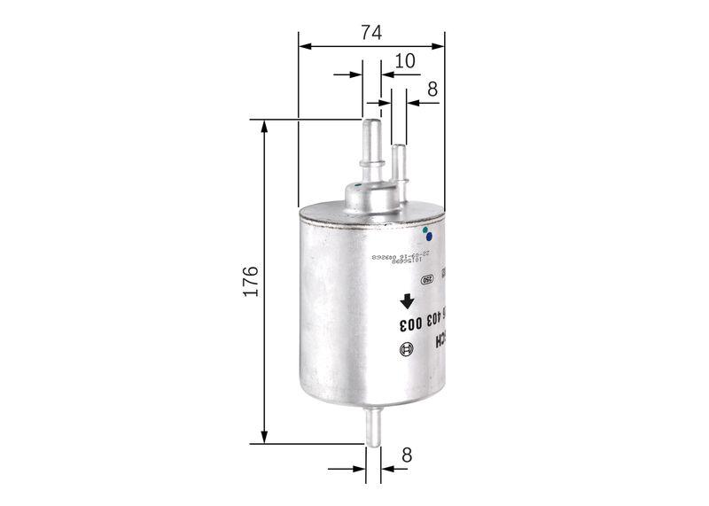 Filtre à carburant BOSCH F026403003