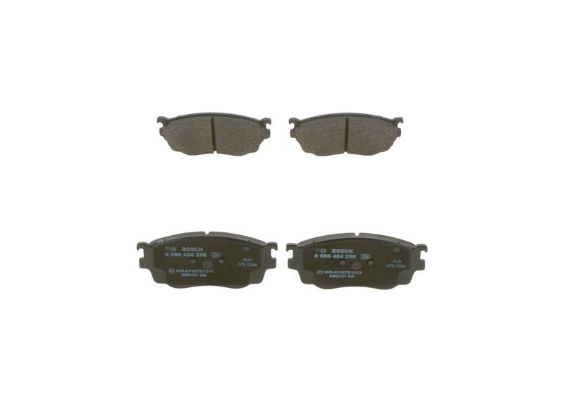 Kit de plaquettes de frein, frein à disque BOSCH 0 986 494 258