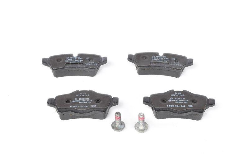 Kit de plaquettes de frein, frein à disque BOSCH 0 986 494 242