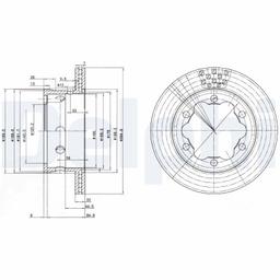 Disque de frein DELPHI BG3399