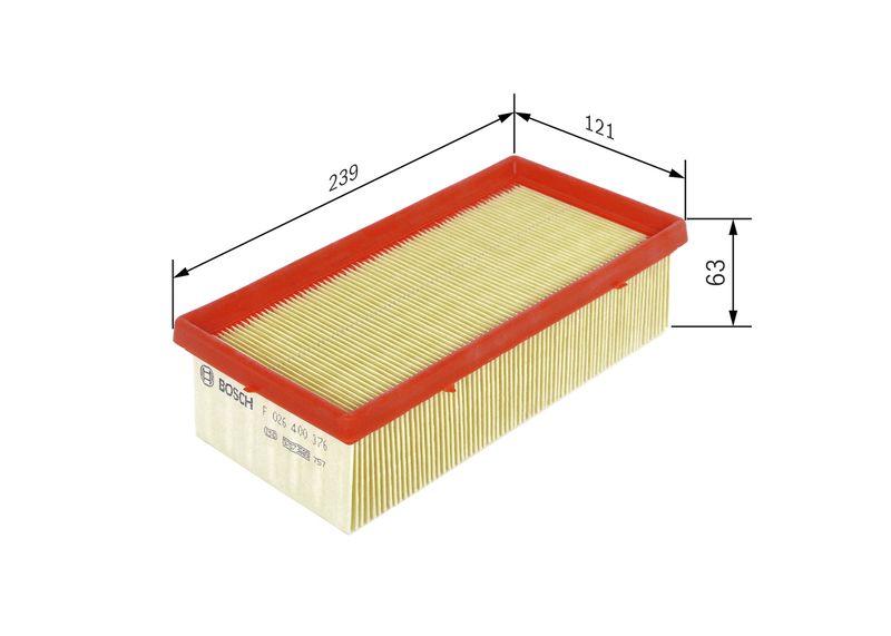 Filtre à air BOSCH F 026 400 376