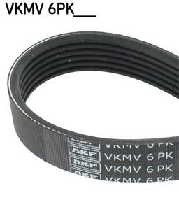 Courroie trapézoïdale à nervures SKF VKMV 6PK1538