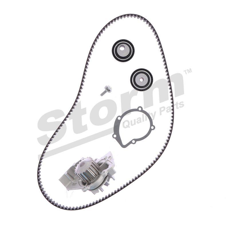 Pompe à eau + kit de courroie crantée STORM QUALITY PARTS 5550567KP