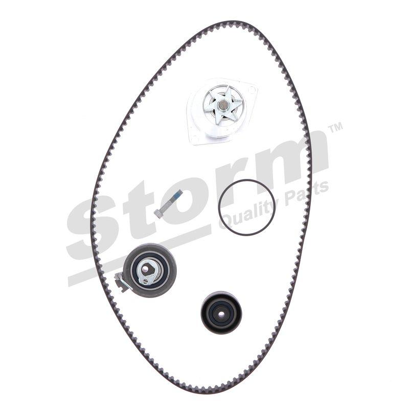 Pompe à eau + kit de courroie crantée STORM QUALITY PARTS 904470KP