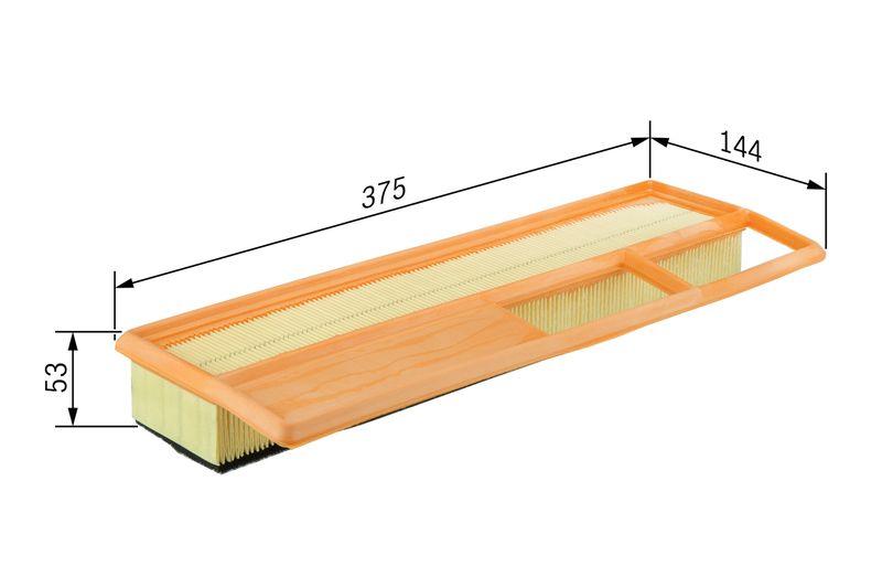 Filtre à air BOSCH F 026 400 002