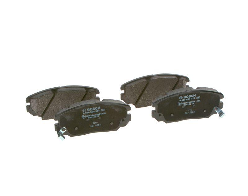 Kit de plaquettes de frein, frein à disque BOSCH 0 986 494 374