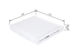 Filtre, air de l'habitacle BOSCH 1987432274