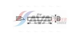Filtre déshydratant, climatisation AVA QUALITY COOLING VND331