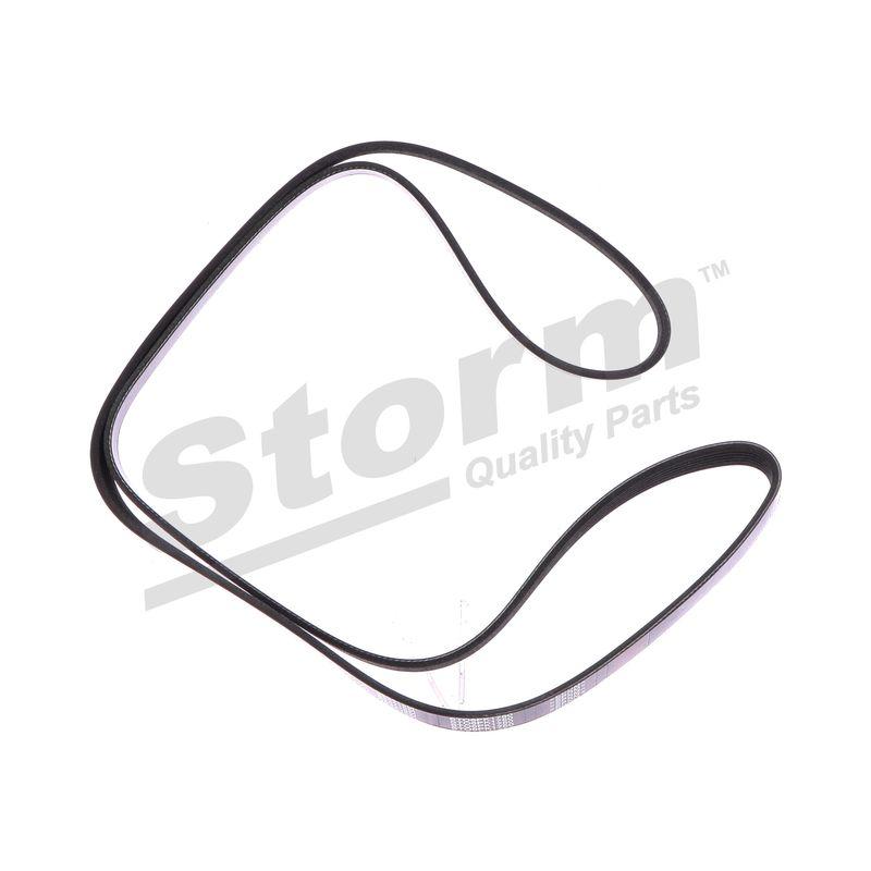 Courroie trapézoïdale à nervures STORM QUALITY PARTS STO6PK1750