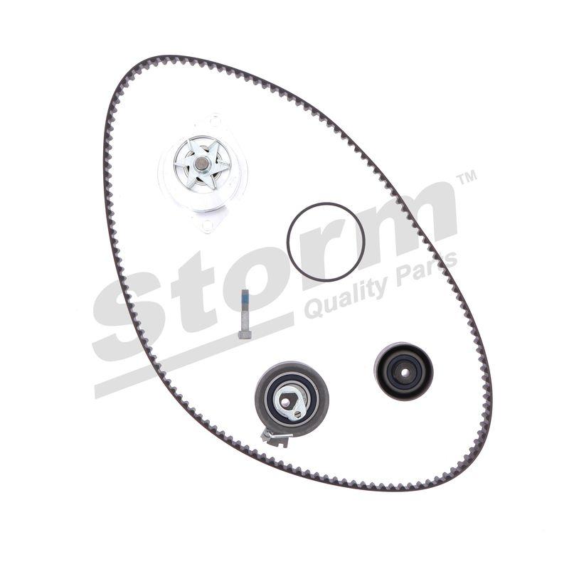 Pompe à eau + kit de courroie crantée STORM QUALITY PARTS 904470KP