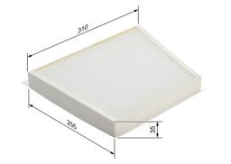 Filtre, air de l'habitacle BOSCH 1 987 432 081